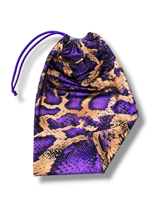 purple snake money bag