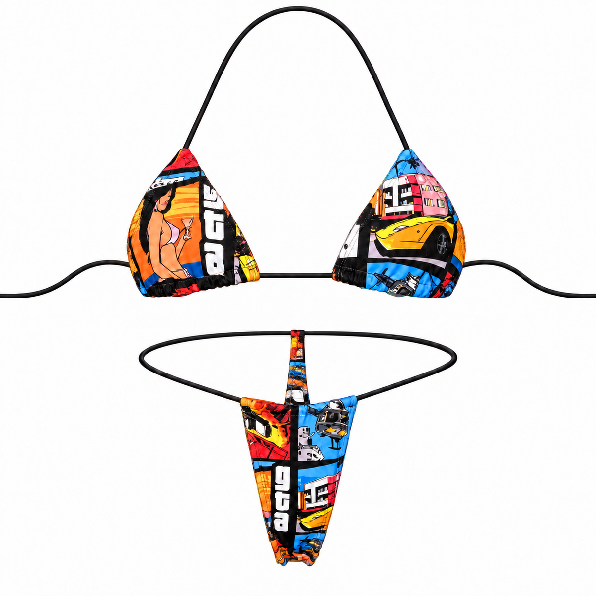 MIDNIGHT IN MIAMI MICROKINI