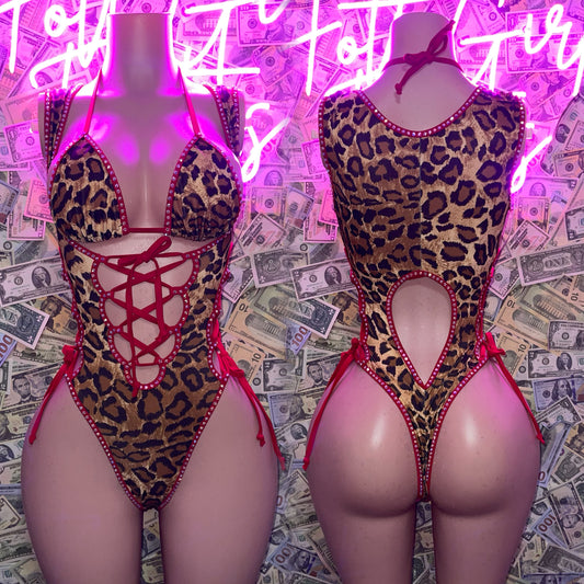 SCRUNCH BUTT SPOTTED 2PC | OSFM