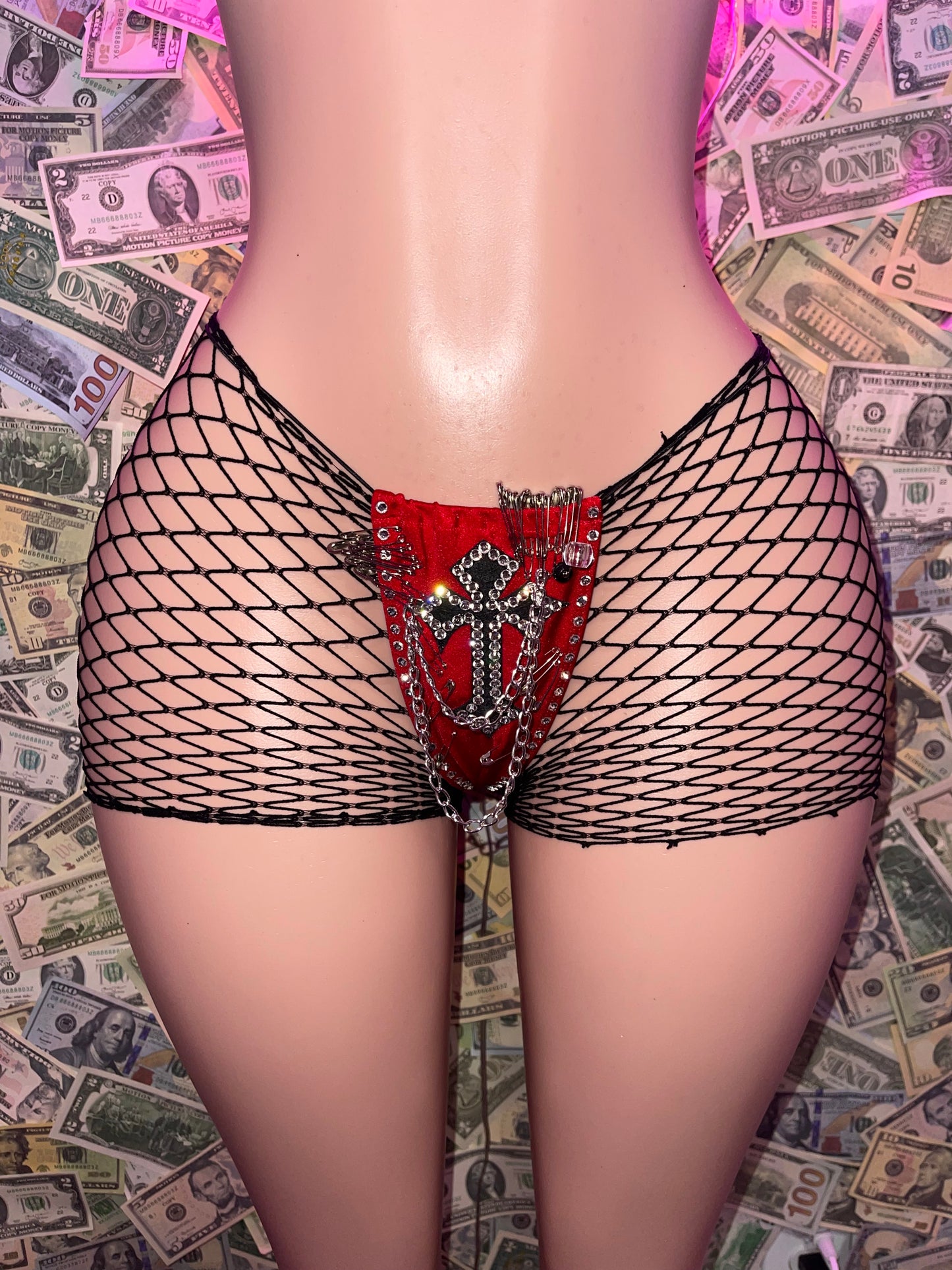 H0Od PR!NCESS | XXS bikini/waistless fishnet