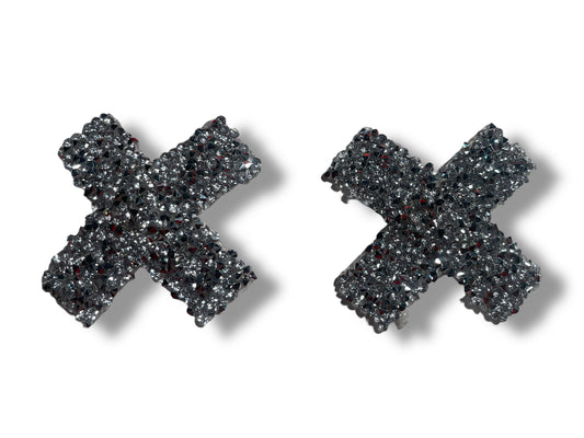 SILVER X PAIR OF PASTIES