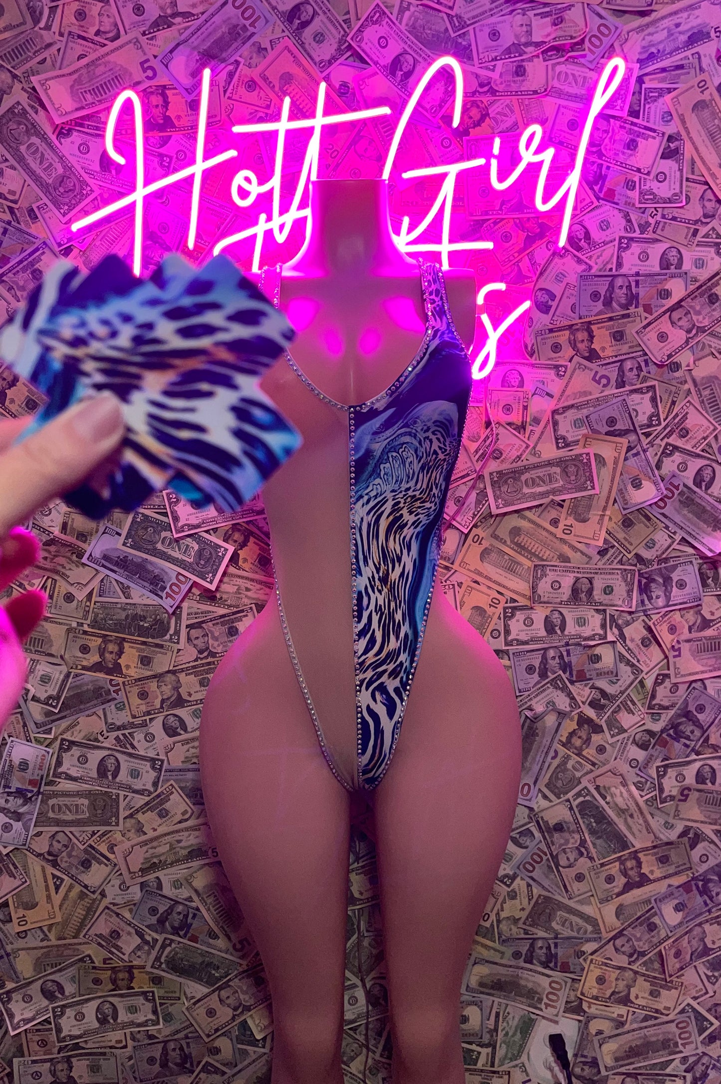 CARAMEL BODYSUIT & PASTIES XS/S