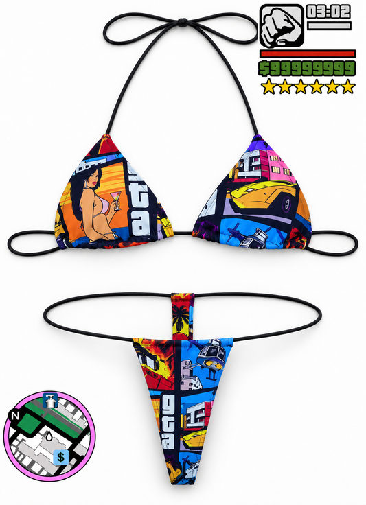 MIDNIGHT IN MIAMI MICROKINI