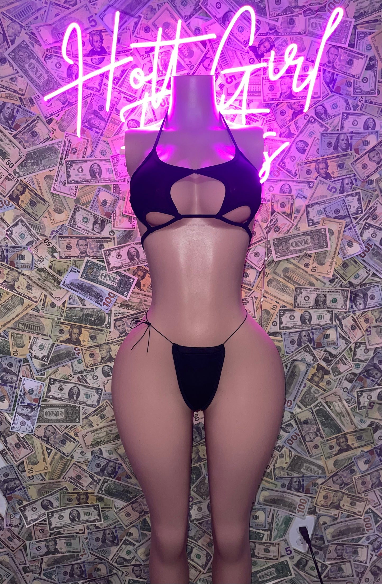 PLAIN BLACK STRING STAR 3PC