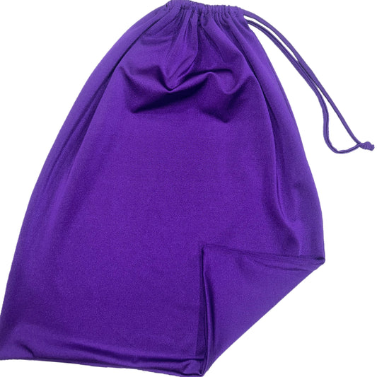 purple money bag